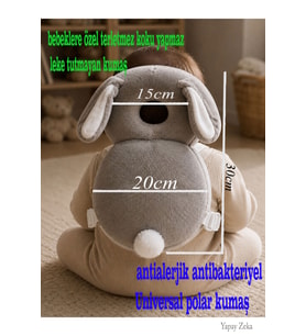 Teknor Bebek Kafa Koruma Yastığı Tavşan Model 20x30 Ebat