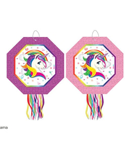 Pinyata Rainbow Unicorn 42 cm ahş.sop.püskü