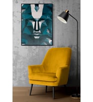 Çerçeveli Tablo Dekorasyon  Squid Game Pano Sticker Ev Dekoru Tekli Çerçeve (Siyah)