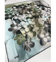 Fresh Soft Pamuk Eşarp - 05080 (Siyah-Yeşil)