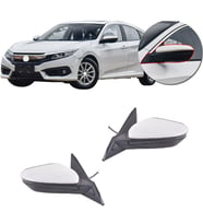 Honda Civic Sağ-Sol Dikiz Ayna Elek+Sinyal+Katlanabilir 2015-2021