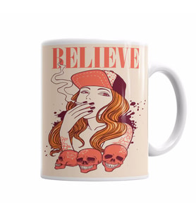 Believe Kupa Bardak Porselen