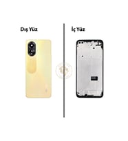 Oppo A38 Sarı Uyumlu Orta Kasa Full Kasa Kapak Gövde Housing