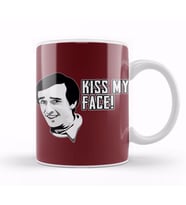 Alan Partridge Kiss My Face Quote Kupa Bardak Porselen