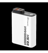 Konfulon A40Q 10.000 mAh PD 20W Mini Powerbank - Siyah-Beyaz
