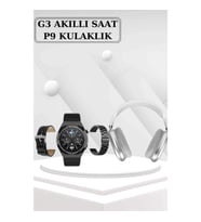 Mey İthalat® Yeni Nesil Sesli Görüşme Akıllı Saat ve Powerbank Çoklu Şarj Girişli Bluetooth Kulaklık