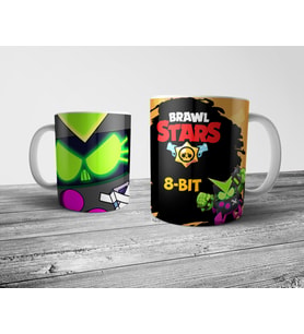 Pixxa Brawl Stars 8-Bit Virüs Kupa Bardak Model 3