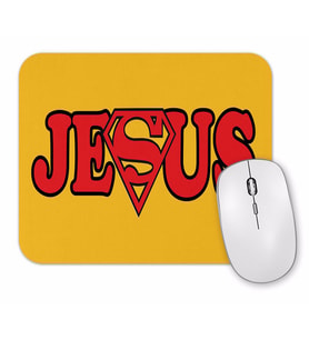 Super Jesus Mouse Pad