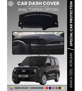 FORD COURİER (2023+) Torpido Örtüsü Ön Panel Torpido Koruma Tam Uyum Çatlamayı Önler Kolay Montaj