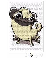 Köpek Dog Pet Sevimli Cute Cartoon Animation Puzzle