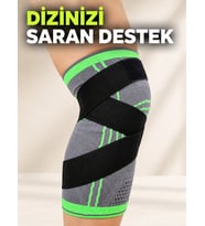 Ayarlanabilir Diz Desteği Çapraz Bantlı Spor Koşu Fitness Dizliği