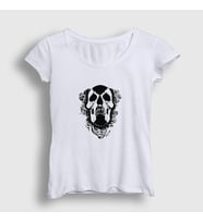 Presmono Kadın Beyaz Skull Deftones T-Shirt 387617tt