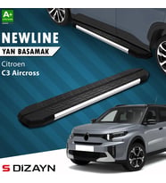 S-Dizayn Citroen C3 Aircross 2 NewLine Krom Yan Basamak 183 Cm 2024 Üzeri A+ Kalite