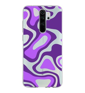 Xiaomi Redmi Note 8 Pro Uyumlu Kapak  Renkli Desen Tasarımlı Şeffaf Silikon Kılıf