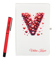 Arkadaşa Hediye Kişiye Özel Defter ve Kalem Hediye Seti