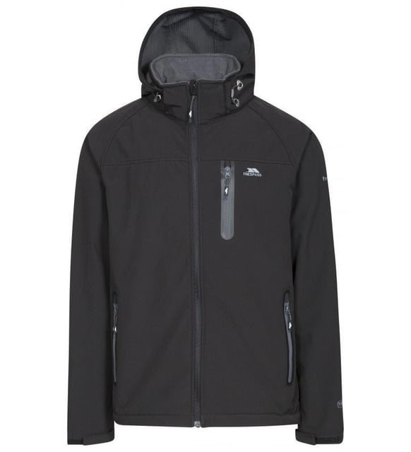 Trespass MAJKSSM20007-BLK Accelerator II - Male Softshell Jkt Tp75