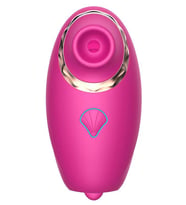 Fastieshop Vakum Dalgalı ve Dil Özellikli Şarjlı Titreşimli Orgazm Vibratörü (Pembe)