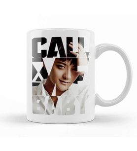 Exo Tao Call Me Baby Typography Kupa Bardak Porselen