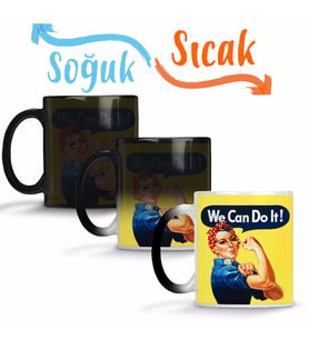 We Can Do lt Sihirli Kupa Bardak Porselen