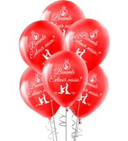 Benimle Evlenir misin? Baskılı Balon –25 Adet
