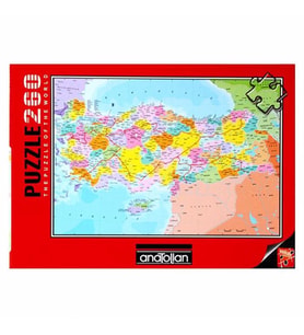 Anatolian Puzzle 260 Parça Türkiye Siyasi Haritası 3269