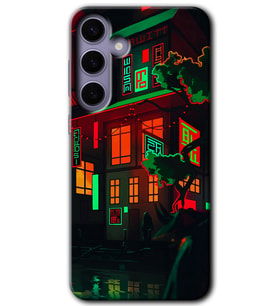Galaxy S24 Kılıf HD Desen Baskılı Kılıf - China Street