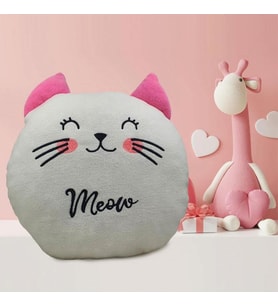 Sevimli Kedi Polar Yastık (Karışık)