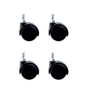 Büyük Plastik Vidalı Teker - 50MM HKS127 - 4 Adet