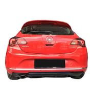 Opel Astra J HB (2013-2015) Makyajlı Arka Tampon Eki - Difüzör (Plastik)
