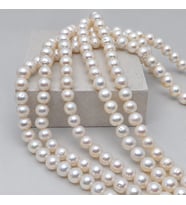 İnci Dizi Beyaz 10 mm – Doğal Doku Royal Seri (63302)