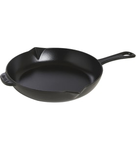Staub Dust Kızartma Tavası, 26 Cm, Döküm Demir, İndüksiyona Uygun, Siyah (Çok Renkli)