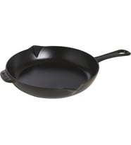 Staub Dust Kızartma Tavası, 26 Cm, Döküm Demir, İndüksiyona Uygun, Siyah (Çok Renkli)