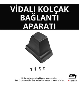 Connect ABS Vidalı Kol Dayama Kolçak Alt Adaptör 2009-2014 A+Kalite