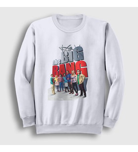 Presmono Unisex Beyaz The Big Bang Theory Sweatshirt 181931tt