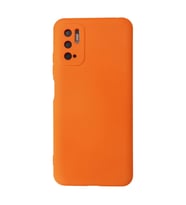 Xiaomi Redmi Note 10 5g Kılıf Nano İçi Kadife Silikon - Turuncu