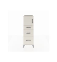 Kronos Dolap Tek Raflı 3 Çekmeceli Tek Kapaklı 44x59x134 Aytaşı-Aytaşı