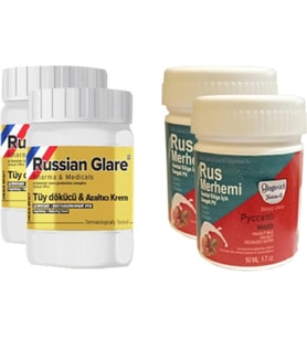 Olegovich Medicine Tüy Dökücü Azaltıcı Rus Merhemi 50 ml 2 Adet + Genital Bölge Merhemi 50 ml 2 Adet