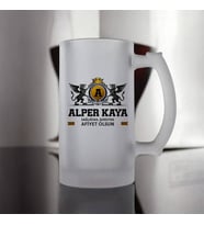 Kişiye Özel Sevgiliye Özel Gravürlü Bira Bardağı