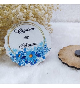 30 Adet Buzdolabı Nişan Magnet-