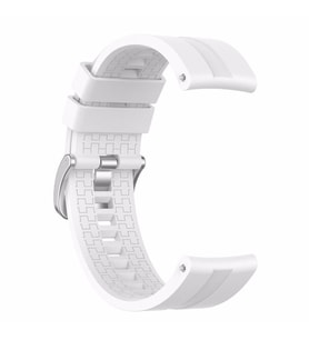 Microsonic Huawei Watch GT 3 Pro 46mm Titanyum Kordon, Silicone RapidBands Beyaz