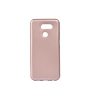 LG K40S Uyumlu Kılıf Zore Premier Silikon Kapak (Rose Gold Altın)