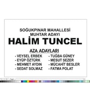 Muhtar Oy Pusulası 1000 Adet - Mahalle Muhtarlığı Seçimi