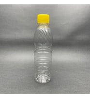 250 cc   Pet  Şişe - Sarı Kilitli Kapaklı- 0,25 Litre Kapaklı Pet Şişe x 10 Adet (Boş)