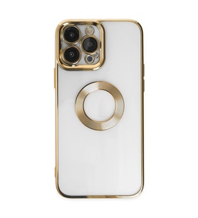iPhone 14 Pro Max Kılıf Slot Silikon - Gold