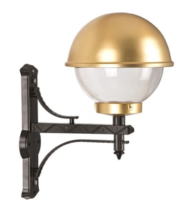 AVONNI BAP-68060-BSY-OP Sarı/Siyah Boyalı Dış Mekan Aydınlatma E27 Aluminyum Polikarbon Cam 40cm
