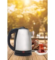 Mey İthalat® Kettle C F Tipi 220-240V Paslanmaz Çelik Elektrik Kablolu Otomatik Kapanma