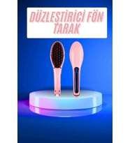 Saç Düzleştirici Tarak Dijital Göstergeli Seramik Kaplama Sıkı Dişli