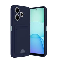 Xiaomi Redmi 13 4g Kılıf Kelvin Kartvizitli Silikon - Lacivert