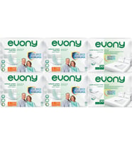 Evony Hasta Bezi Yetişkin Bel Bantlı Tekstil Yüzey L-Büyük 120 Adet + Yatak Koruyucu Örtü 60 Adet