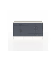 Arges Konsol 5 Raflı 2 Çekmeceli 4 Kapaklı 176x30x99 Aytaşı-Antrasit